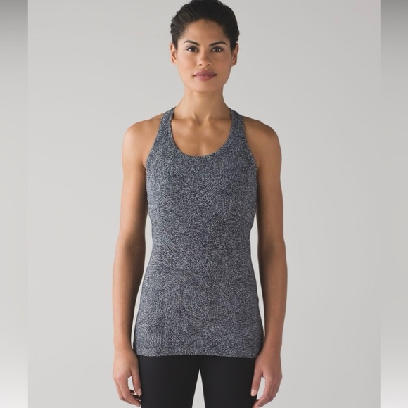 Lululemon Gray Racerback Tank Size M - Picture 1 of 9